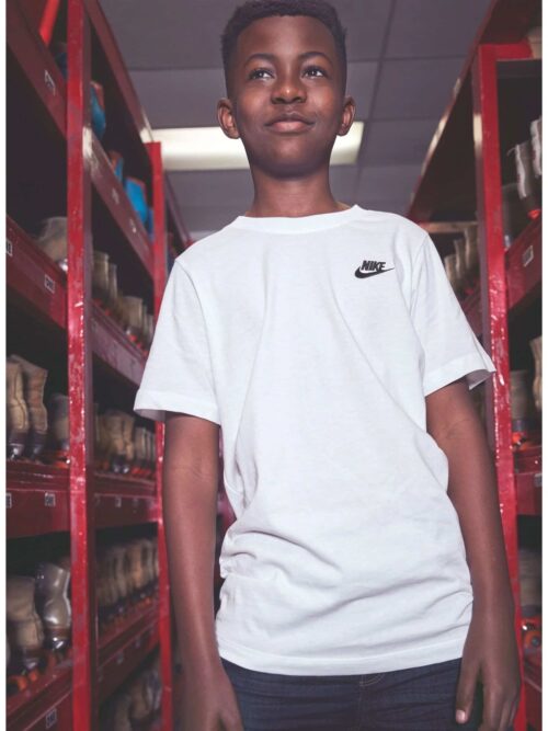 Nike White 100% Cotton Futura T-Shirt
